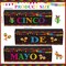 3 Pcs Mexican Fiesta Party Decorations Wooden Cinco De Mayo Centerpieces Sombrero Llama Maracas Table Signs Wood Taco Parties Tiered Tray Decor for Fiesta Taco Bar Mexican Decor